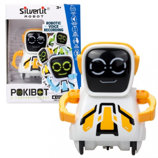 Робот Покибот желтый квадратный Silverlit 37895075 3