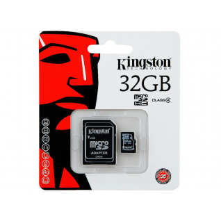 Карта памяти microSDHC [класс 4] 32 GB Kingston (SDC4/32GB)