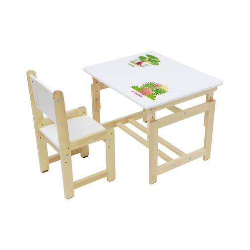 Столик и стульчик Polini Комплект растущей детской мебели Polini kids Eco 400 SM 68х55 см 42746257 14