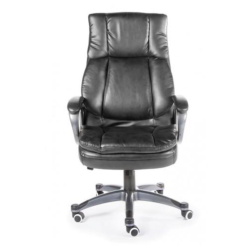 Кресло для руководителя /Мэдисон/(black) серый пластик/черная экокожа NORDEN Chairs 42859360 1