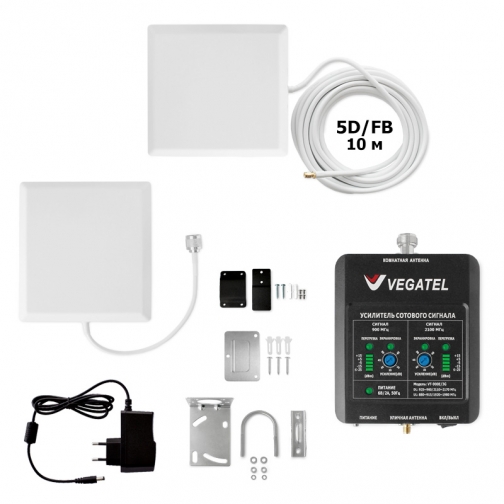 Усилитель сотовой связи VEGATEL VT-1800E/3G-kit (LED) (+ кронштейн для антенны) 37789190 4