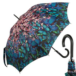 Зонт-трость "Синие бабочки"