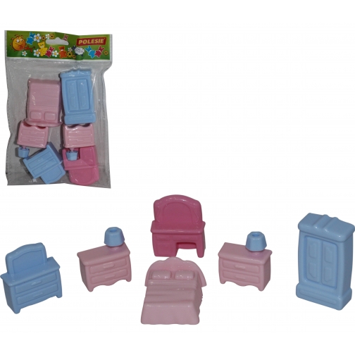 Набор мебели для кукол №1 (6 элементов в пакете) Полесье 37879314 1