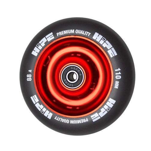 Колесо Hipe Solid 110mm, красный/черный 42309591