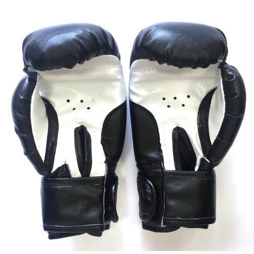 Перчатки боксерские Realsport 10 унций, черный 42220923 1