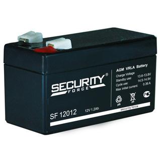 Аккумулятор Security Force герметичный свинцово-кислотный 12 В 1,2 А/ч ИНТЕМС