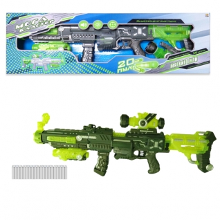 Детское оружие с мягкими пулями "Мега бластер" (свет, звук) ABtoys