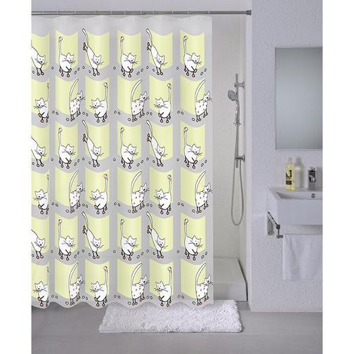 Штора для ванной комнаты Milardo Cozy cats, 180*180 см (528V180M11) 42635698
