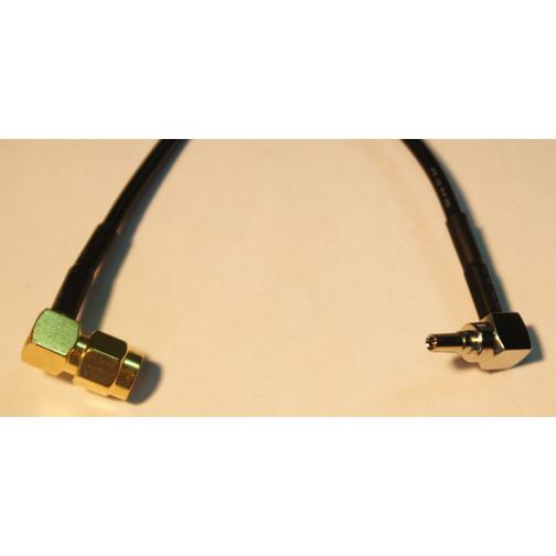 Пигтейл sma-male (угол) - crc9 (угол) 15-20 см кабельный переходник Kabelprof 42247797 1