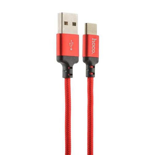 USB дата-кабель Hoco X14 Times speed USB Type-C (2.0 м) Красный 42532821