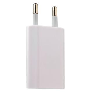 Адаптер питания USB для всех моделей iPhone/ iPad mini/ iPod, 1000 mA мощностью 5 Вт, класс ААА белый Taja