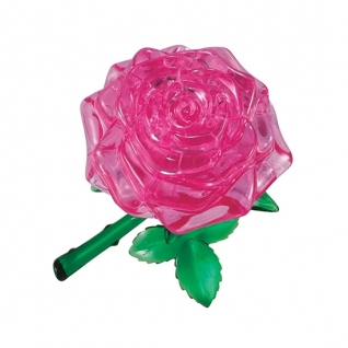 3D-пазл "Розовая роза", 44 элемента Crystal Puzzle