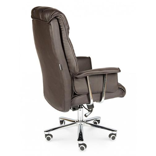 Кресло для руководителя/Президент/cталь + хром/темно-коричневая кожа NORDEN Chairs 42859381 3