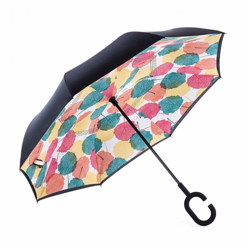 Обратный зонт наоборот Антизонт Осенние листья Umbrella 37697872 2
