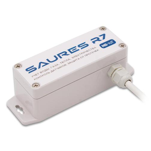 Контроллер SAURES R7, NB-IoT, 4 канала + 32 RS-485, SIM-чип МТС Контроллер SAURES R7 m1, симчип NB-IoT МТС, каналов 4+32(2), лит 42674681