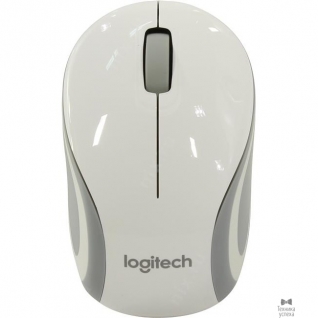 Logitech 910-002735 Logitech Wireless Mini Mouse M187 White-Silver USB