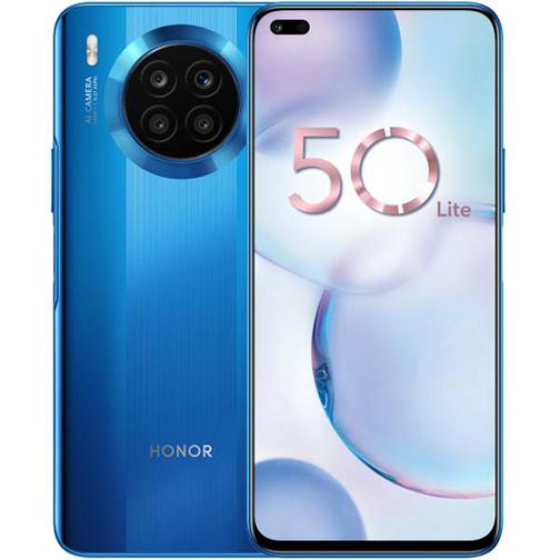 Смартфон HONOR 50 Lite 6/128 ГБ RU, насыщенный синий Huawei 42897753