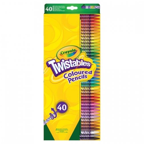 Набор из 40 выкручивающихся карандашей Crayola 37708495