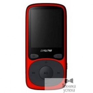 Digma 363328 Плеер Flash Digma B3 8Gb красный/1.8"/FM/microSD