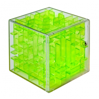 Головоломка "Лабиринтус" - Мини-куб, зеленый, 6 см Labirintus