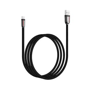 USB дата-кабель Hoco U74 Grand charging data cable for Lightning 2.4A (1.2 м) Черный