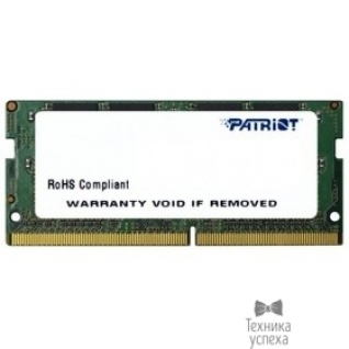Patriot Patriot DDR4 SODIMM 4GB PSD44G240082S PC4-19200, 2400MHz