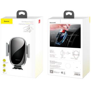 Держатель для смартфона с автоматическим зажимом Baseus Smart Car Mount Cell - Черный (SUGENT-ZN01)
