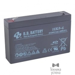 B.B. Battery B.B. Battery Аккумулятор HR 9-6 (6V 9(8)Ah)