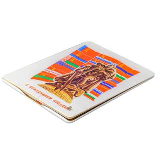 Чехол-книжка кожаный Jisoncase Executive Print для iPad 4/ 3/ 2 JS-IPD-06 с рисунком (праздники) Победа 1945 тип 003