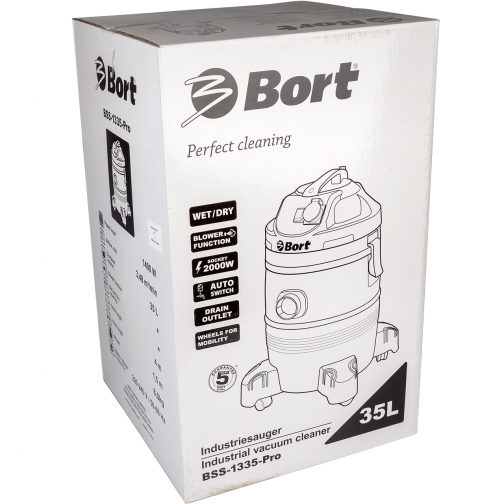 Пылесос для сухой и влажной уборки Bort BSS-1335-Pro 6768789 7