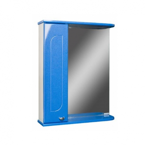 Зеркало-шкаф Домино Радуга синий металлик 60 айсберг левый Домино 5685106