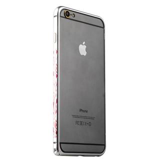Бампер металлический iBacks Colorful Arc-shaped Flame Aluminium Bumper для iPhone 6s Plus/ 6 Plus - gold edge (ip60065) Silver