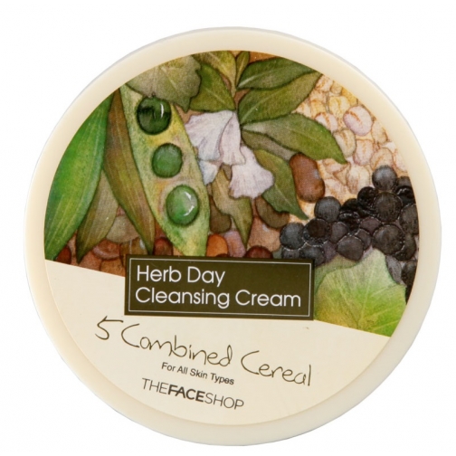 Косметика THE FACE SHOP - Крем для снятия макияжа пять злаков Herb Day Cleansing Cream 5 Combined Cereal 2147915
