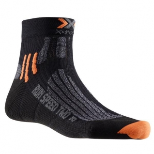 X-Bionic Носки X-Socks Run Speed Two, цвет черно-серый