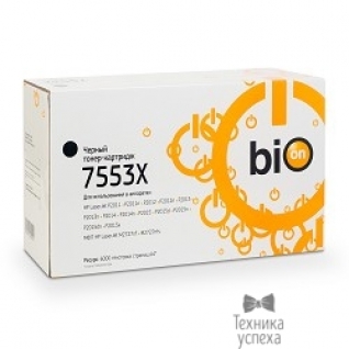 Bion Cartridge Bion Q7553X Картридж для HP LaserJet P2010/P2015/P2014/M2727nf MFP/LBP3310/3370 (6000 стр.) Бион