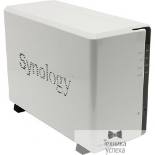 Synology Synology DS216j Сетевое хранилище 2xHDD SATA(3,5"), DC1GhzCPU/512Mb DDR3/RAID0,1/ 2xUSB/1GigEth/iSCSI/2xIPcam(up to 10)/1xPS