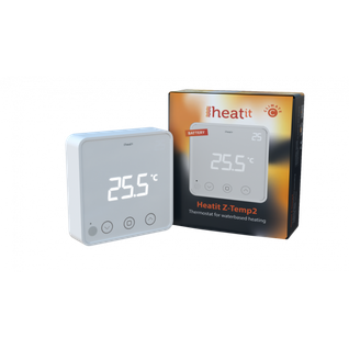 Настенный комнатный термостат Heatit Z-TEMP2 (белый) HEA_9930610