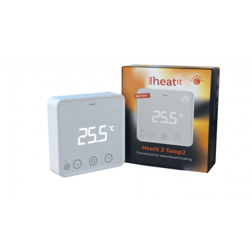 Настенный комнатный термостат Heatit Z-TEMP2 (белый) HEA_9930610 42783361