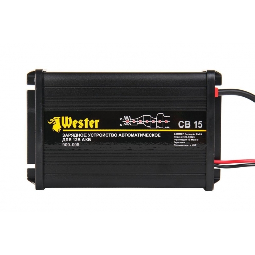 Зарядное устройство автоматическое WESTER CB15 307Вт 12В 10А 7 этапов 1210197 4