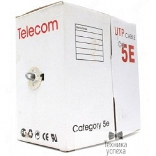 Telecom Telecom Кабель UTP кат. 5e 4 пары (305м) (0.52mm) CCA серый UTP4-TC305C5EPRO-CCA-IS
