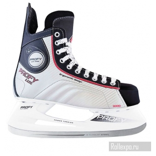 Хоккейные коньки СК (Спортивная коллекция) PROFY Lux Red 3000 (взрослые)