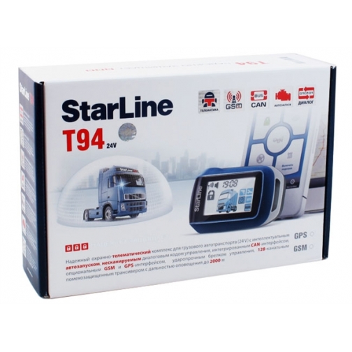 Автосигнализация StarLine Twage Т94 GSM/GPS с дистанционным запуском StarLine 6831538