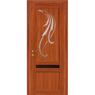 Дверное полотно МариаМ Лилия ПВХ остекленное 600-900 мм