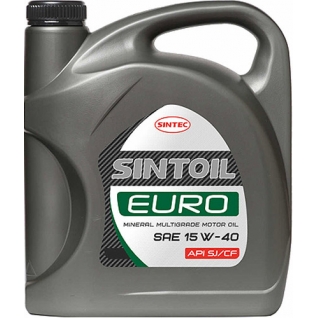 Моторное масло Sintoil EURO 15W40 5л