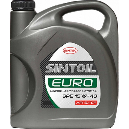 Моторное масло Sintoil EURO 15W40 5л 37681239