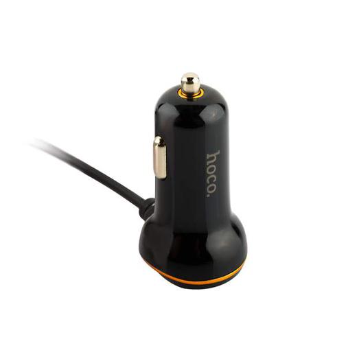 Автомобильное зарядное устройство Hoco Z14 Single (выход Lightning & USB: 5V & 2.1A) Черный 42532453