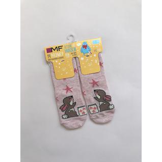 MF216 носки детские заяц со звездами розовый Mark Formelle (12-18) (14)