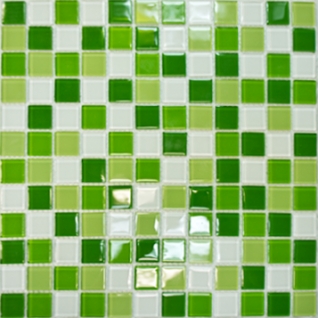 Мозаика Elada Mosaic CB606 бело-зелёный микс