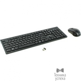 Oklick Oklick 250M Black USB Клавиатура + мышь, беспроводная slim 997834
