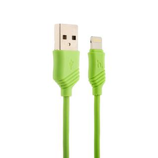 USB дата-кабель Hoco X6 Khaki Lightning (1.0 м) Зеленый